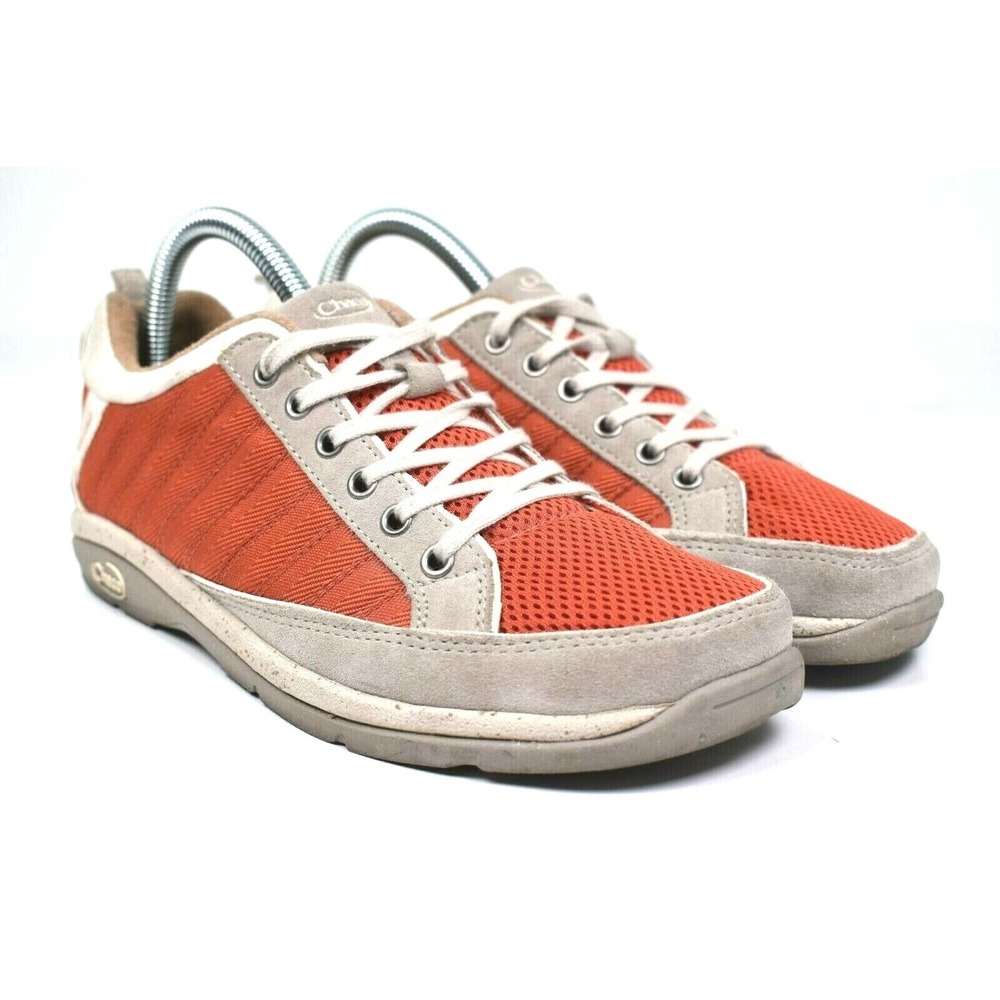 Chaco Maddie Women's Blush Beige Orange Leather Comfort Lace Up Shoes Size 7.5‎